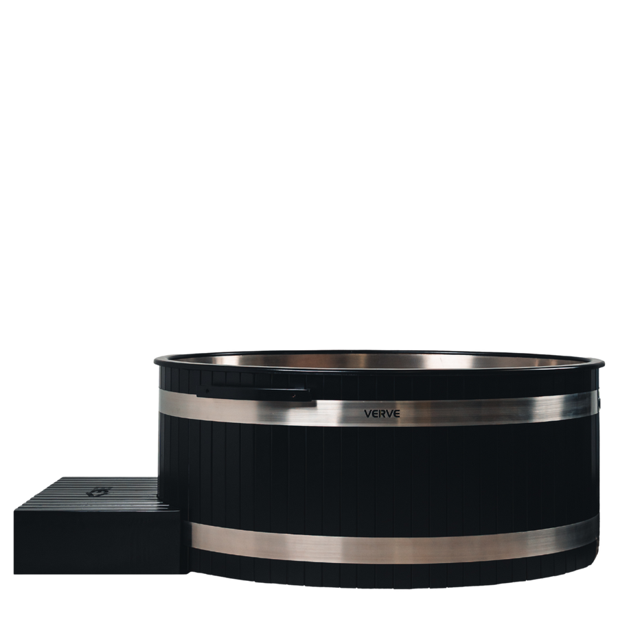 VERVE Cryos 2 Person Ice Bath with 1HP Chiller - Ash Black