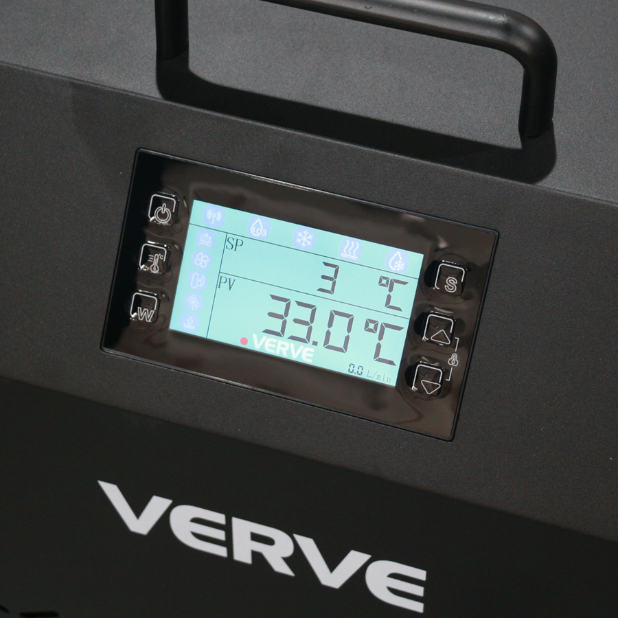VERVE Cryos 2 Person Ice Bath with 1HP Chiller - Ash Black