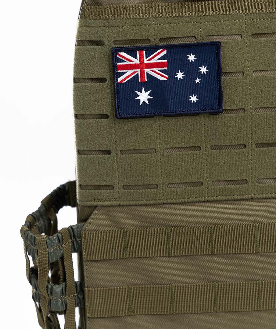 Velcro chest for badges