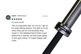 VERVE Elite Olympic Barbell - Black - 20kg