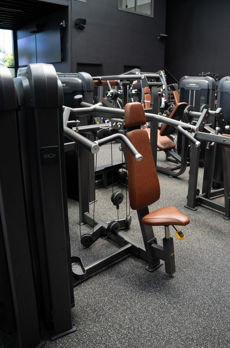VERVE Pin Loaded Shoulder Press (Brown) - Makoto Series | MADE TO ORDER