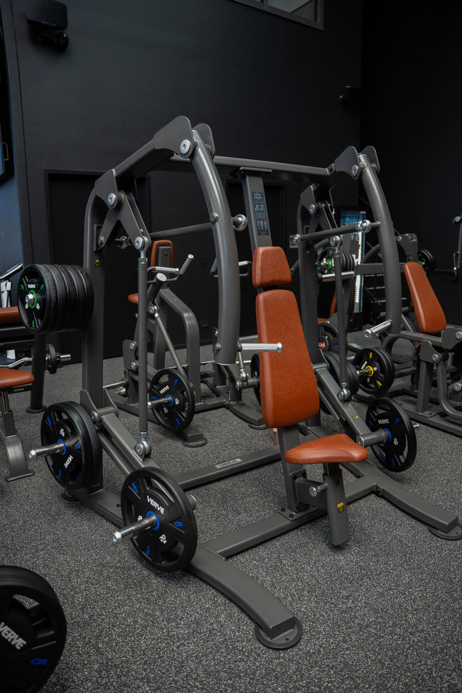 VERVE Plate Loaded Chest Press (Brown) - Makoto Series | MADE TO ORDER