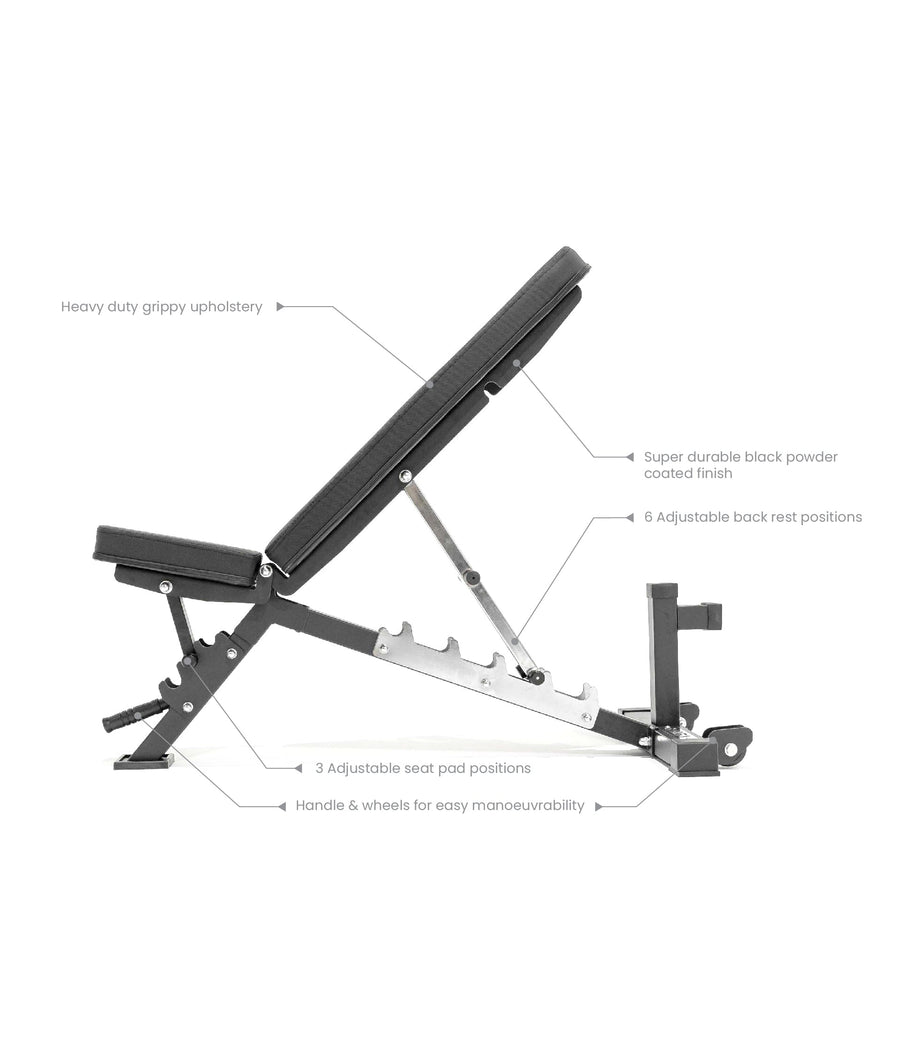 VERVE Commercial Adjustable Bench | Pre-Order ETA Mid May
