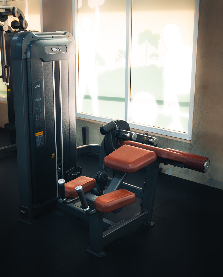 VERVE Pin Loaded Prone Leg Curl (Brown) - Makoto Series | MADE TO ORDER