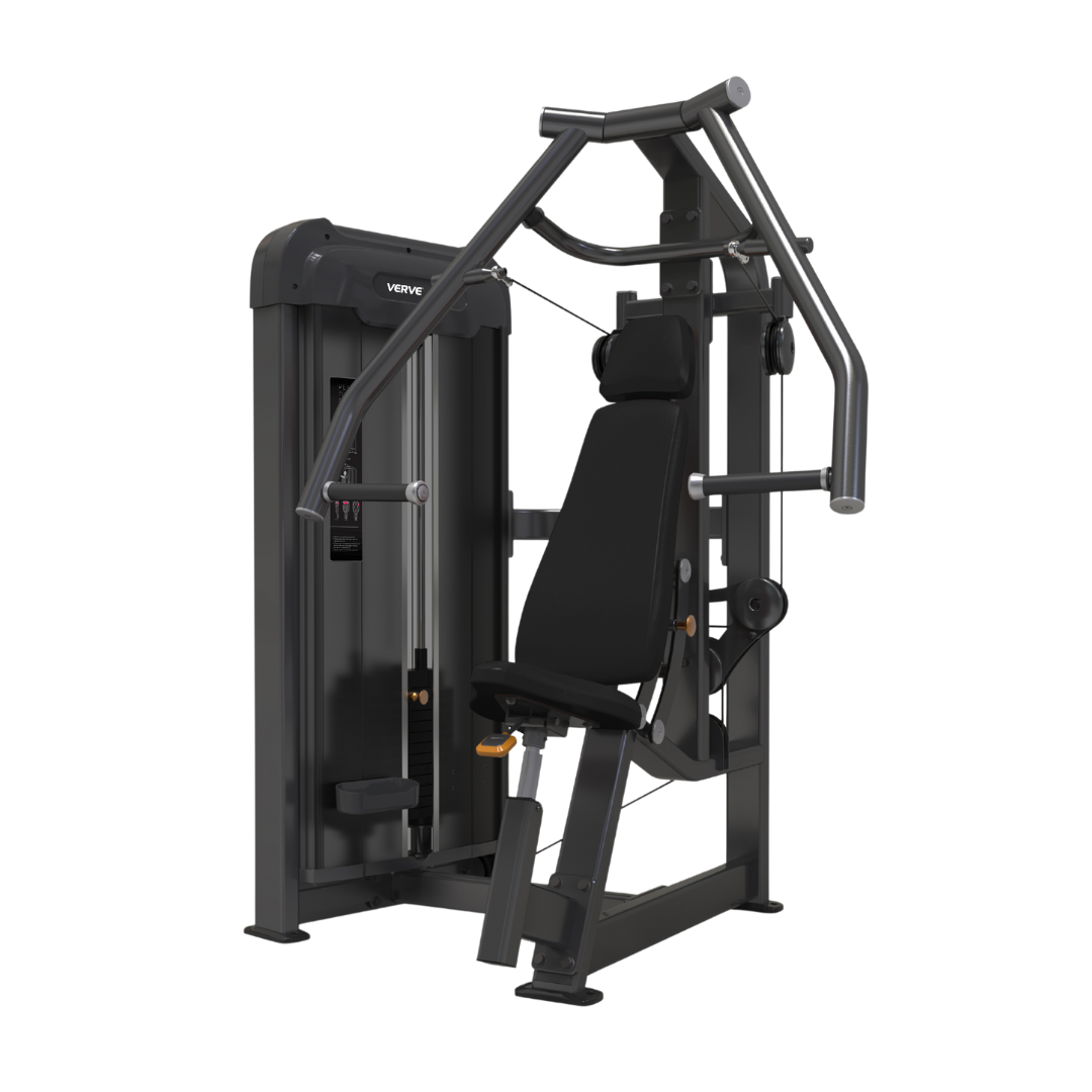 EX DEMO | VERVE Pin Loaded Chest Press (Black) - Makoto Series