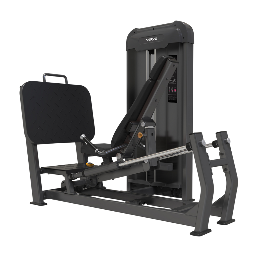 EX DEMO | VERVE Pin Loaded Seated Leg Press (Black) - Makoto Series