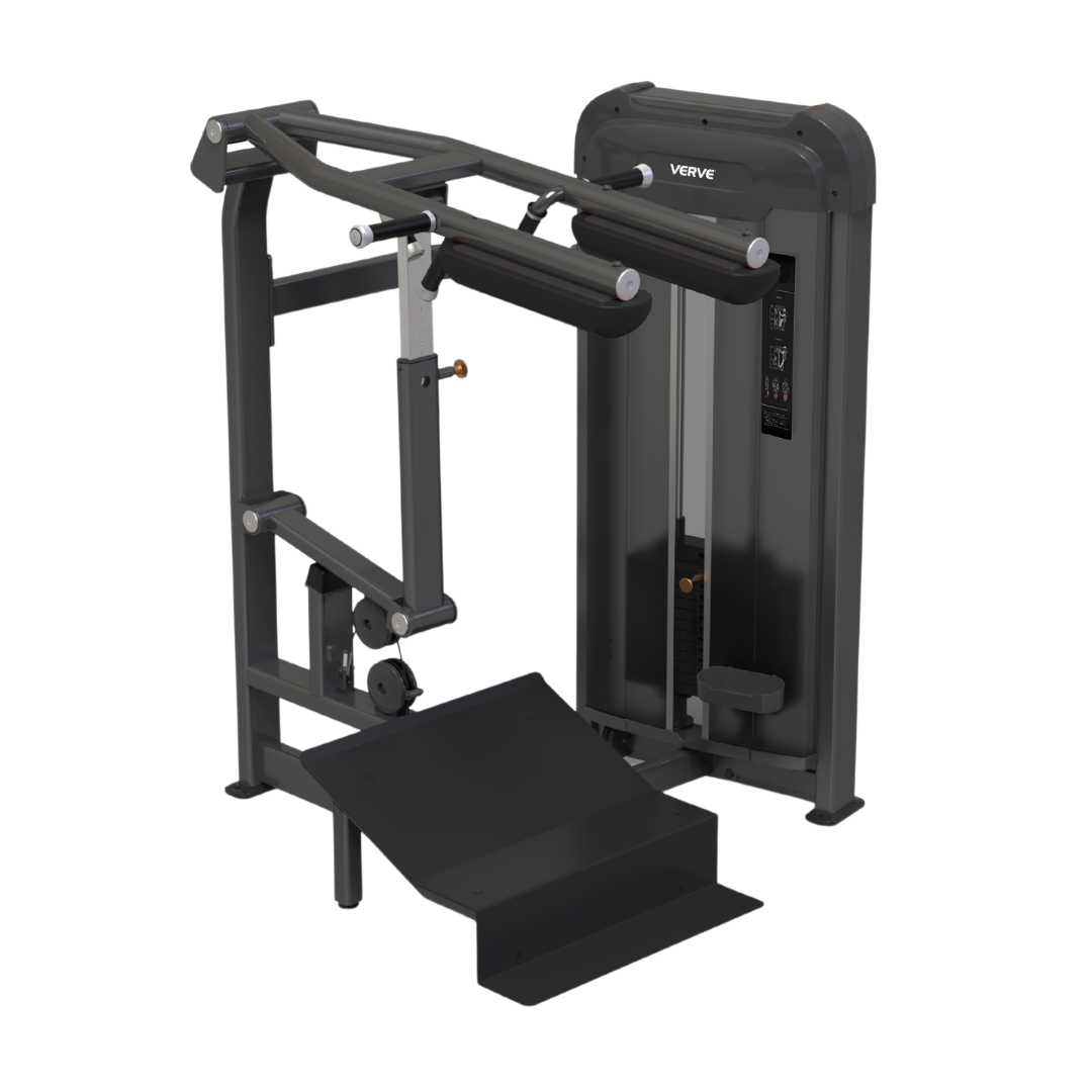 EX DEMO | VERVE Pin Loaded Standing Calf Raise (Black) - Makoto Series
