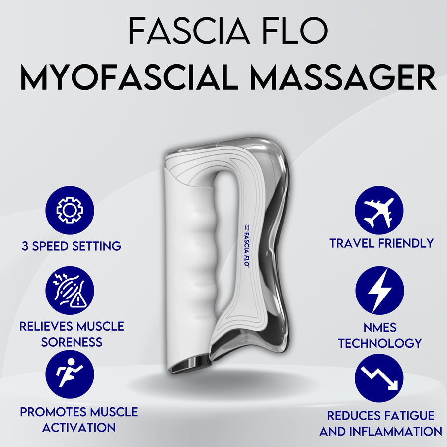 Fascia Flo Massager - White