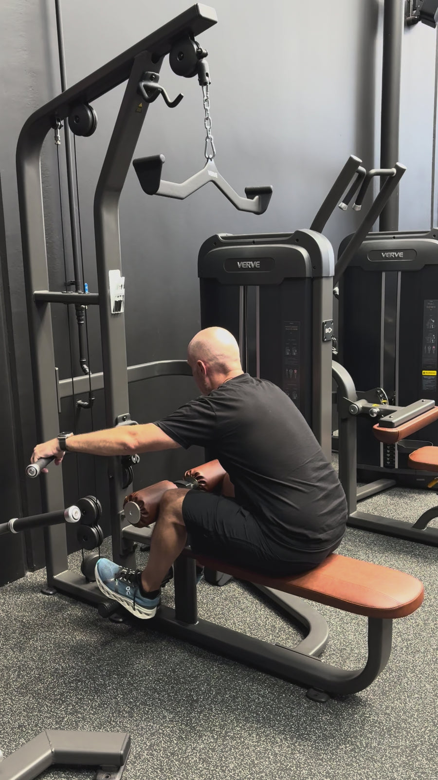VERVE Pin Loaded Pulldown/Seated Row (Black) - Makoto Series | Pre-Order ETA Late July