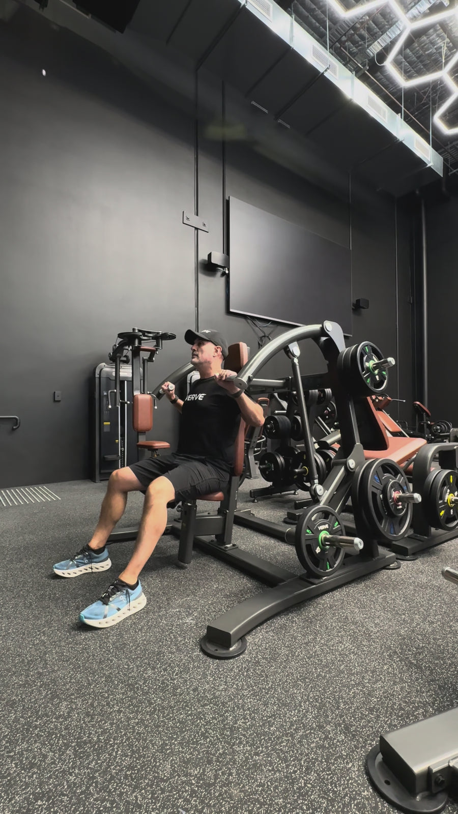VERVE Plate Loaded Shoulder Press (Black) - Makoto Series | Pre-Order ETA Late July