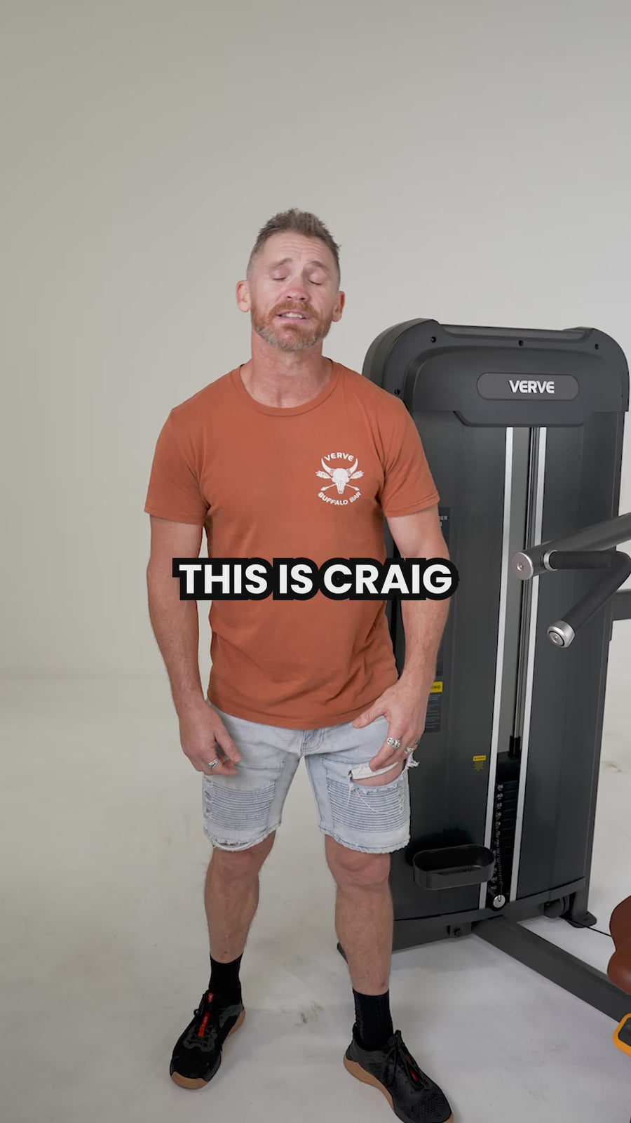 EX DEMO | VERVE Pin Loaded Shoulder Press (Brown) - Makoto Series