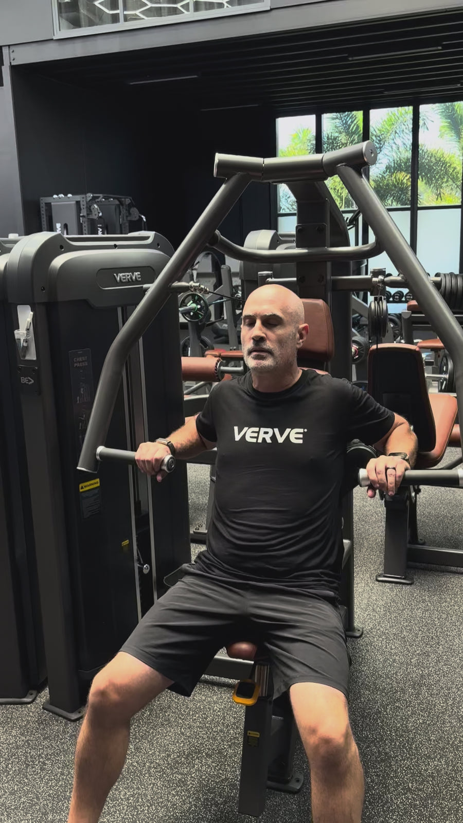 VERVE Pin Loaded Chest Press (Brown) - Makoto Series
