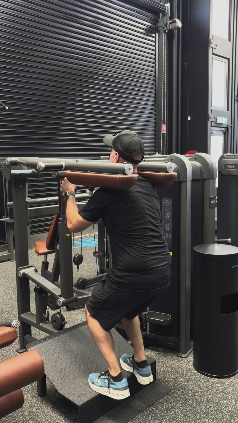 EX DEMO | VERVE Pin Loaded Standing Calf Raise (Black) - Makoto Series