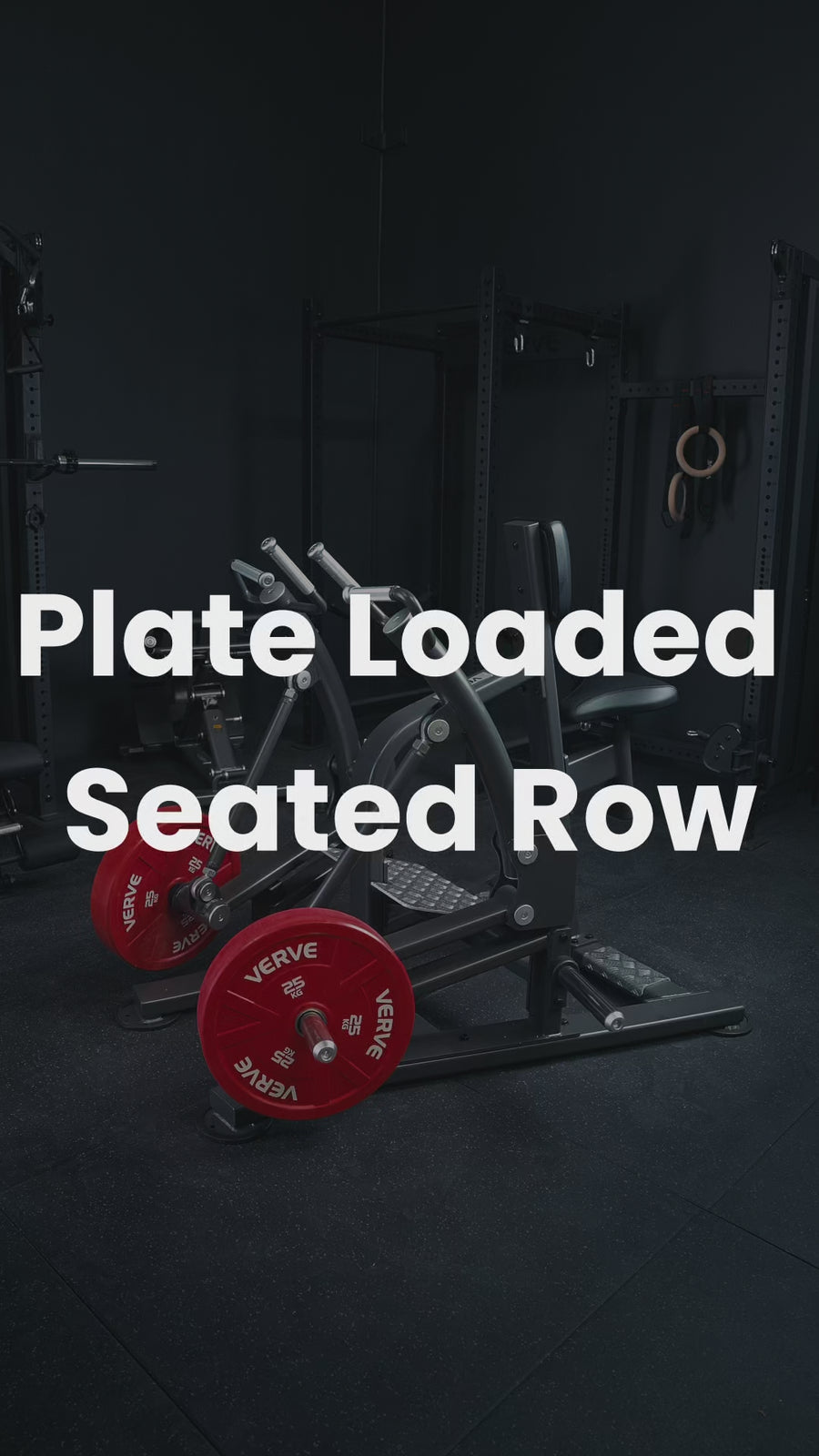 VERVE Plate Loaded Seated Row (Brown) - Makoto Series | MADE TO ORDER