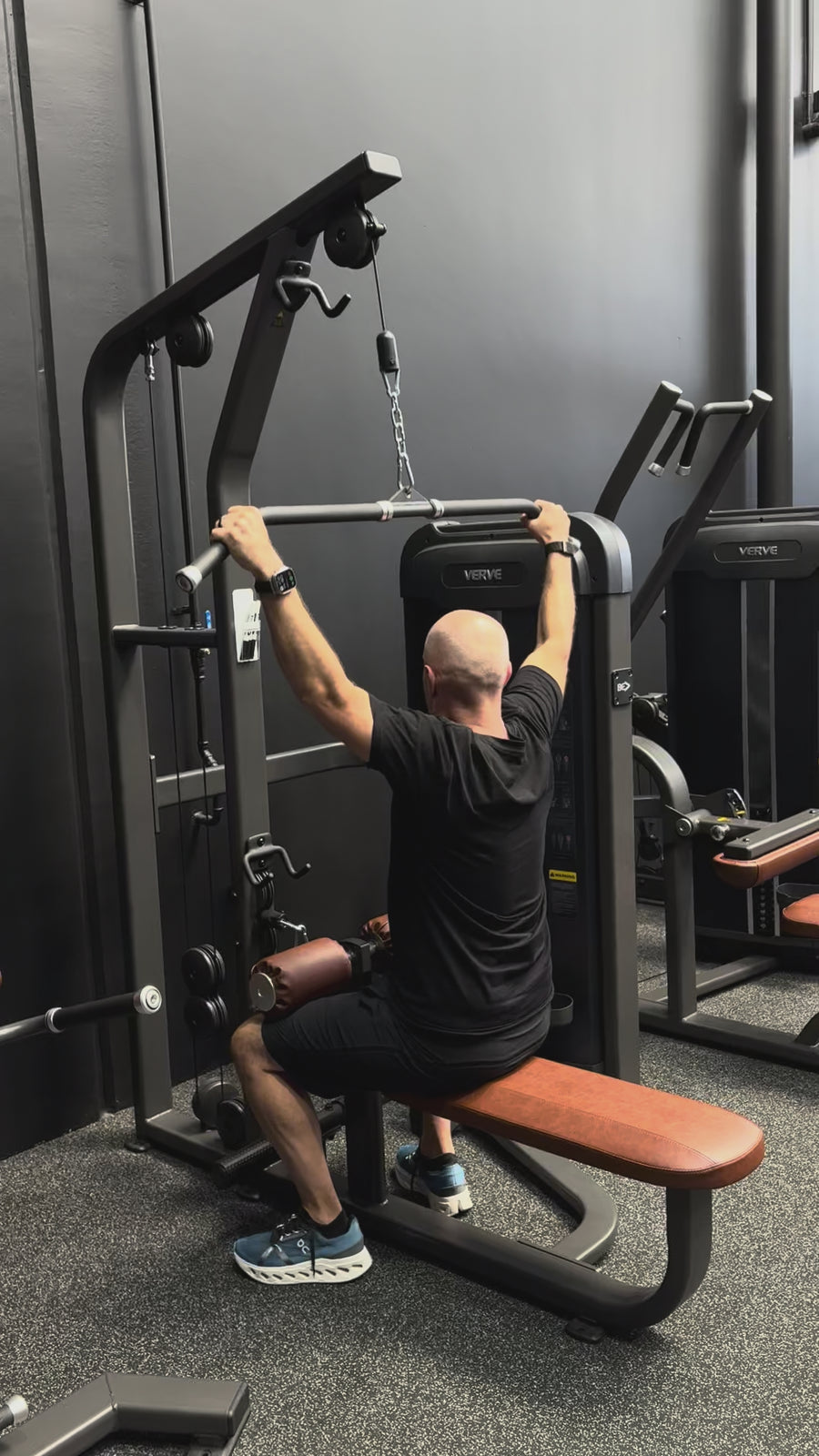 VERVE Pin Loaded Pulldown/Seated Row (Brown) - Makoto Series | MADE TO ORDER