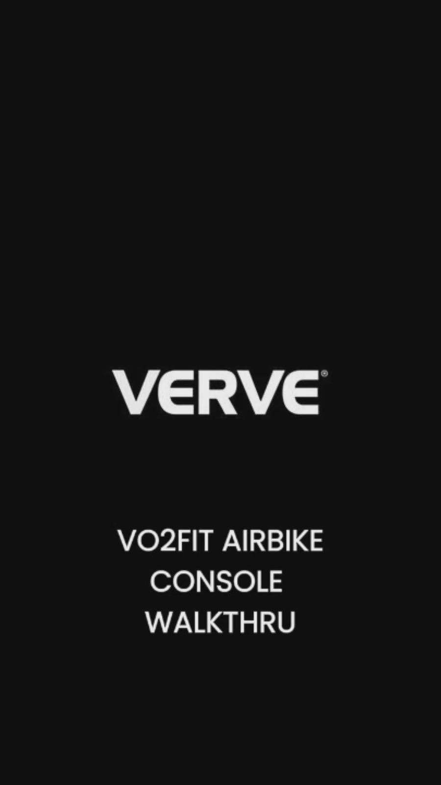 VERVE Commercial Air Bike