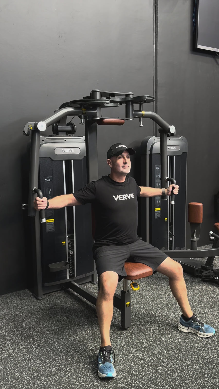 VERVE Pin Loaded Pec Fly/Rear Delt (Black) - Makoto Series
