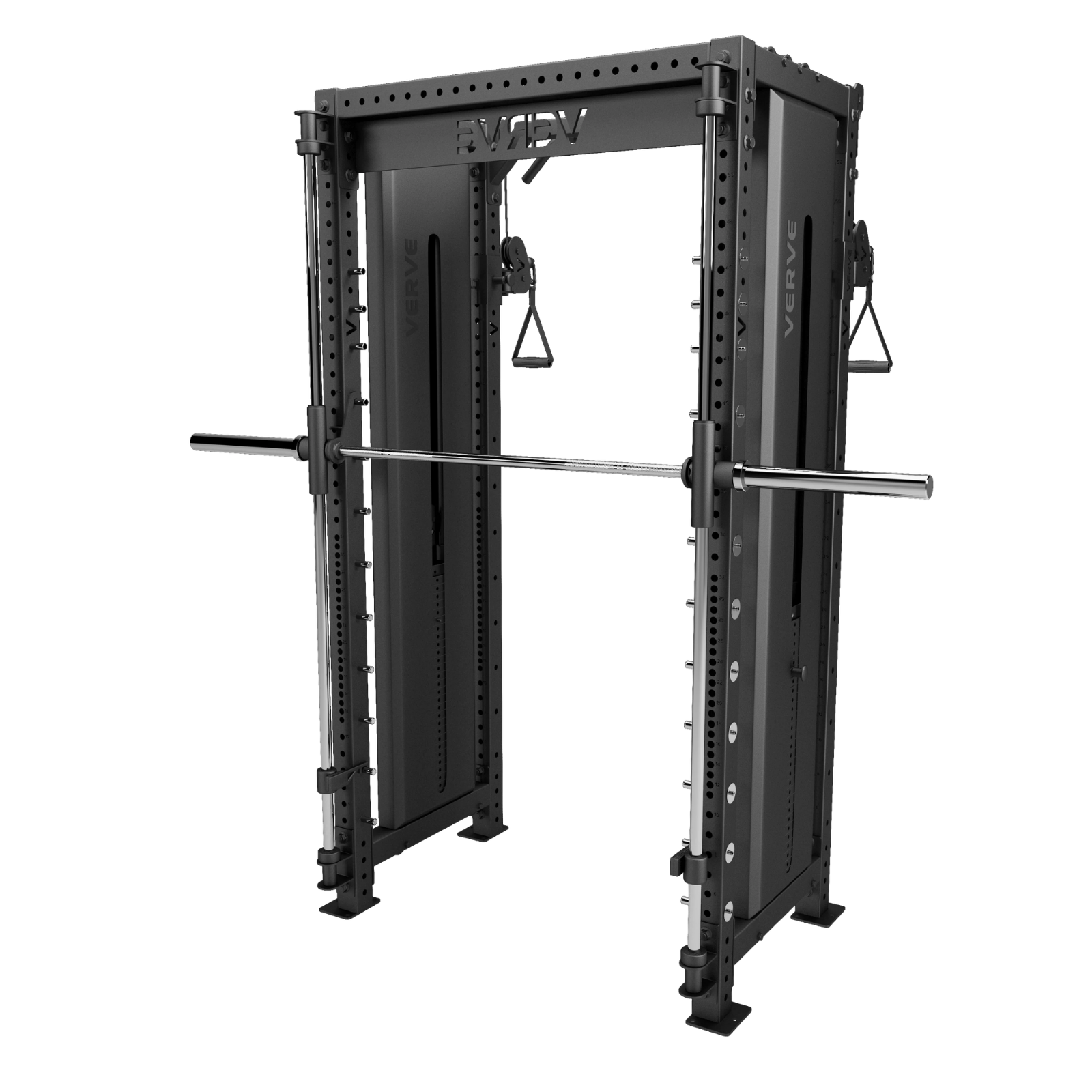 Guided Barbell Work With Smith Machine Attachment.