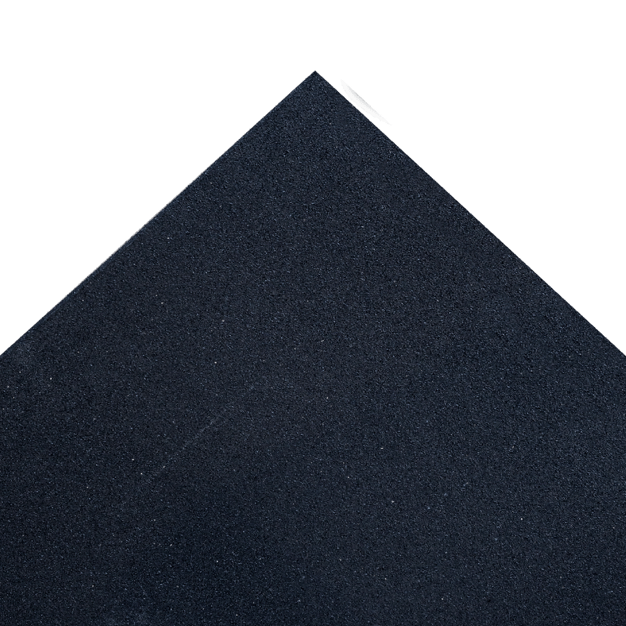 Fire Rated ������ Rubber Gym Flooring - Black - 15mm Gym Mats