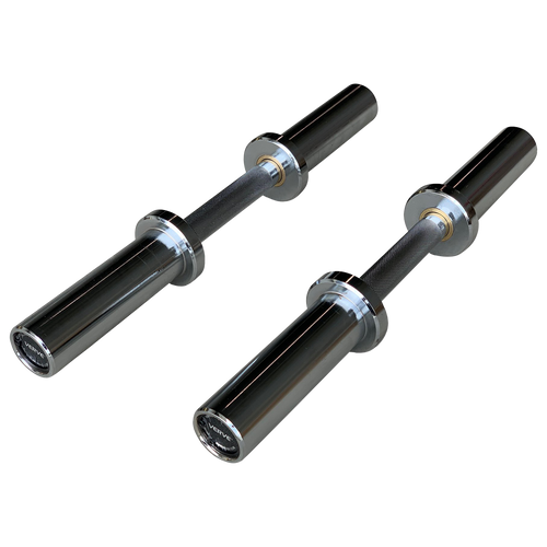 Olympic Dumbbell Handles with Bushings (Pair of 2)