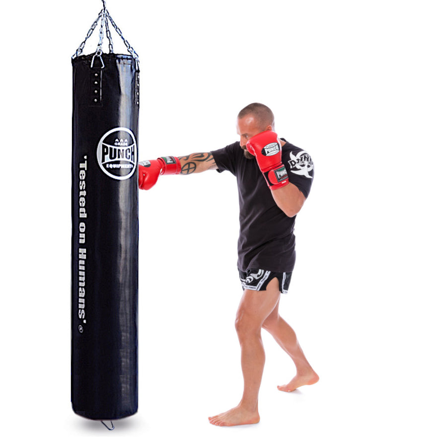 TROPHY GETTERS® BOXING BAG 6FT (Black) | MADE TO ORDER