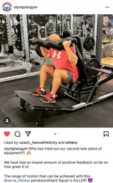 VERVE V Squat / Hack Squat Plate Loaded Machine