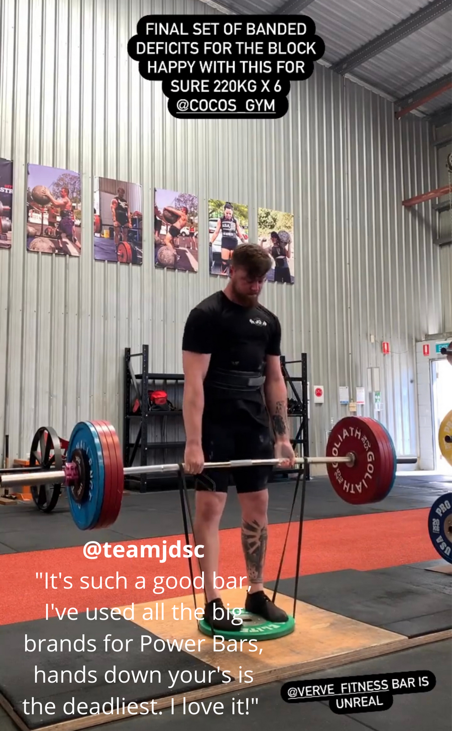 VERVE Power Barbell - 20kg